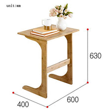 LICHUAN Tavolino da comodino in bambù semplice da comodino, comodino moderno e pigro tavolo per notebook tavolino End Table Facile da montare (Dimensioni: Large)