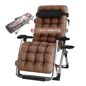 Tayer Sdraio Pieghevole e Leggera, Lettino Prendisole da Giardino con portabicchieri, Sedia a lettini Regolabili Extra Larga per Patio Garden Beach Pool, Supporto 400 sterline (con Cuscini)