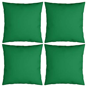 Buyounger Cuscini Decorativi 4 pz Verdi 50x50 cm in Tessuto