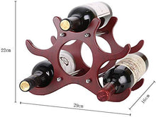 LHQ-HQ HOU Wine Rack Creative Wood Decoration Wine Rack Modo della Decorazione con Diverse Bottiglie di Vino Rack