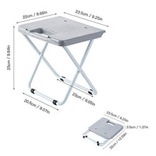 JoyFan Seggiolino Pieghevole in plastica Portatile da Campeggio per Esterni, Sedia da Picnic per Barbecue