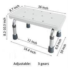 Sgabello Da Banco Sgabello Portatile Da Bagno E Doccia Sgabello Da Bagno 3 Marce Regolabile In Altezza Per Sicurezza E Stabilità Sedili Da Bagno Sgabello Doccia Sedile Da Bagno Leggero Per Esterni