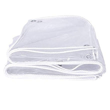 MY1MEY Telo Impermeabile, Telone Protezione per Esterno 0.3Mm PVC Copertina Protezione Antistrappo, Telo Trasparente Gazebo, per Balcone, Camper, Gazebo E Giardino(0.3mm1.2 * 6m(3.9 * 19.7ft))