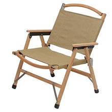 XZQ Sedia Pieghevole Campeggio per Esterni in Legno Massello Giardino Sedia Reclinabile Picnic Portatile da Viaggio Barbecue Pesca 2 Sedie (Color : Beige(2), Size : 55 * 55 * 67cm)