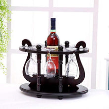 LXH-SH Cremagliera del Vino Bottiglia Nana Wine Glass Rack di stoccaggio, Calici Hanger Holder Bottiglia di Vino vetrina Stand 15.7 * 9.8 * 12.2in scaffali Vino contatore
