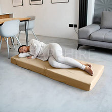 G&H - Materasso pieghevole pieghevole con rivestimento rimovibile, per divano letto e poltrona, letto singolo pieghevole