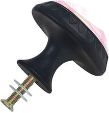 Fioritura Tulipano Fiore Rosa Pomelli per Porta Set di 4 Pomelli per Mobili Manopole per Cassetti Cucina Armadio Vetro