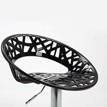 Bar Stool scrivania sedia girevole idraulico regolabile con cromo lucido Base Sedie da pranzo di gas dell'elevatore di Base, Widen ABS sede For Breakfast Bar Caffè di videogame resina Altezza Rotary L