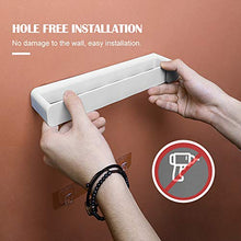 Lmbqye Porta Pantofole Da Bagno, Porta Asciugamani 2 Pezzi, Porta Rotolo Carta Igienica Da Bagno, Porta Asciugamani Da Parete Per Bagno Cucina (Dimensioni: 25 * 3 * 5 cm)