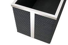 Bloempot voor - Pasta in rattan, 100 x 30 x 60 cm