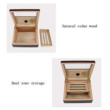 Cigar Humidor, Cigar Humidor Cigar Box Umidificazione Legno di Cedro umidità Sealed Grande capacità Cigar Box (290 * 250 * 150Mm)
