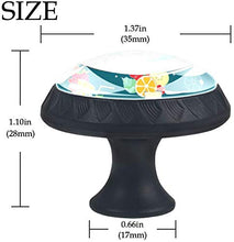 Fantastici cocktail estivi Pomelli per Porta Set di 4 Pomelli per Mobili Manopole per Cassetti Cucina Armadio Vetro