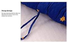 YuYiY - Cuscino per sedia da giardino, motivo stella con imbottitura spessa 8 cm, per interni ed esterni (caffè, 40 x 110 x 8 cm)