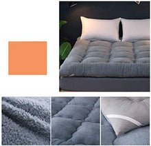 MIEMIE Set di Biancheria da Letto, coprimaterasso Morbido e Spesso, copriletto Pieghevole in Tessuto Tatami per residenza studentesca, Grande Grigio Singolo