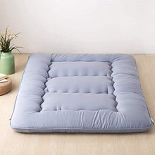 HKX Tappetino Pieghevole Molto Spesso, Facile da trasportare33 Varie Dimensioni dormQueen-King Letto futon Tradizionale Spina Dorsale per Allattamento per Ospiti-Grigio 180x220 cm (71x87 Pollici)