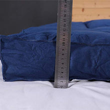 YXXCD Futon Tatami Tappetino, Lavabile Cotone Materasso Letto Futon Thick Traspirante Materasso Terra Pieghevole Giapponese Mantieni Caldo Domestico-Blu 120x200cm(47x78inch)
