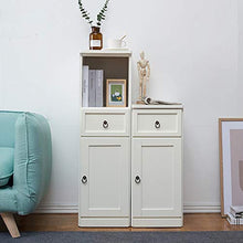 PQXOER Comò e Cassettiere Slit Governo di immagazzinaggio di Legno Solido cassetto della Cucina d'angolo Gabinetto Limita Gabinetto Balcone Gap Shelf (Color : White, Size : 30x40x102cm)