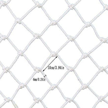 Protective net decoration / Ringhiera netto Calcio rete anti-cat Rope Net Foto decorazione della parete netto Stair Rete di sicurezza nylon bianco Net Costruzione rete di sicurezza spessore 6 mm Grigl