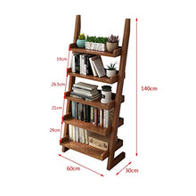 NYKK Porta Bicchiere di Vino Scaffale trapezoidale in Legno massello Supporto da Pavimento a Cinque Piani/Supporto per Fiori Salva Spazio per Soggiorno/Camera da Letto/Studio Organizzatore di stoccag