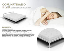 Coprimaterasso elasticizzato, Silver, Matrimoniale Maxy 180x200cm