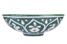 Baila – Lavabo Talavera fatto a mano – Cerames | Vasca 36 x 13 cm | Lavabo da appoggio messicano in ceramica per bagno ospiti...