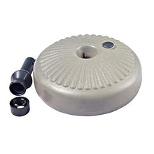 Base di Appoggio Standard in Plastica Base Rotonda per Ombrelloni per Ombrelloni Montante Dell'ombrellone in PE Supporto Ombrelloni A Parete Giardino Balcone Terrazza per Diametro 3.5-3.8cm