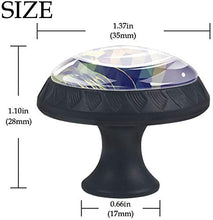 Design a basso poli tigre Pomelli per Porta Set di 4 Pomelli per Mobili Manopole per Cassetti Cucina Armadio Vetro