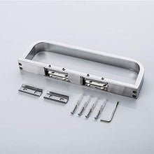 Melairy SUS304 - Anello portasciugamani in acciaio inox con finitura argento, montaggio a parete, per bagno e bagno (cromato)