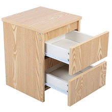 Cerlingwee Tavolino da Divano, tavolino da Notte, Comodino Moderno ed Elegante Multifunzionale, Soggiorno a 2 cassetti per Camera da Letto