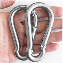 Amaca Ganci Insieme del Gancio di Sedie Ganci Heavy Duty in Acciaio Inox per I Set in Legno Altalena con Pneumatico Girevole Sedile Trapeze Yoga Argento