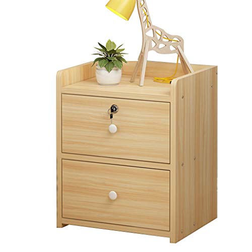 Comodino Moderno Semplice Offerta Speciale Armadietto Economico con Serratura Camera da Letto Semplice Piccolo Armadio FANJIANI