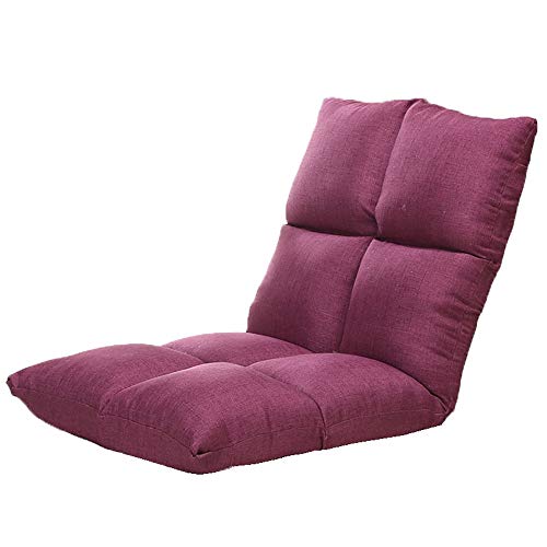 Laishutin Divano Sedile allungabile Pieghevole Regolabile per Lettino da Notte Divano Letto futon Adatto a Soggiorno e Ufficio (Color : Purple, Size : S:95 * 32 * 10cm)