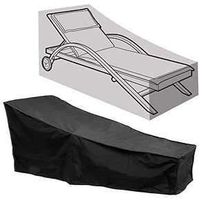 HUACHENG Poltroncina in Poliestere Nero Copertura Antipolvere Impermeabile Giardino Esterno Patio Mobili per la casa Sedie da Spiaggia Borsa di Protezione Outdoor-1pc 210x75x80x40cm