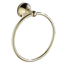 JKCKHA Northern Europe. Asciugamano Bella Rame Oro Anello portasciugamani Bathroom Wall Hanging Hardware Anello di tovagliolo Rotonda Barra di tovagliolo placcati in Oro Barra Multifunzione