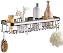 AINIYF Bagno Bagno Doccia Mensola Organizzatore Parete Punch Libero dell'Acciaio Inossidabile 304 Cestino con Gancio incollati Installazione, 3 Formati (Dimensione: 40x13.5x8.5cm)