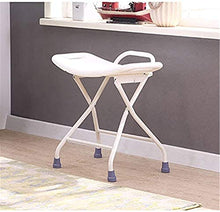 Sgabello per Doccia Sgabello da doccia Sedia da doccia Sgabello da bagno Sedia da bagno Sedia da bagno Pedalo multifunzione Sgabello a pedale multifunzione Plastica e acciaio inox (30x48x45cm) Sedia d