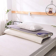 WSZGR Giapponese Futon Materasso Topper,Tradizionale Shiki Futon Cotone Pieghevole Tatami Materasso A Pavimento per Dormire E Viaggio Rosa 90x200cm/35x79inch