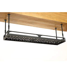 FAFZ Portavini Portabottiglie da Vino in Metallo A Soffitto, Portabicchiere Sospeso, Regolabile in Altezza, Espositore per Espositore da Banco da Bar (Size : 60cm)