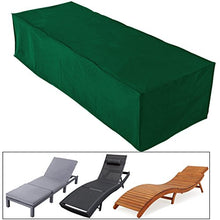WOLTU GZ1173 Coperture per Sedia Sdraio Lettini Mobili da Giardino Telo di Copertura Protezione Cover PE 218x77x55 cm