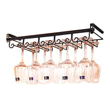 PZW Semplice e Creativo Porta Bicchiere da Vino Porta Bicchiere Calice Portabottiglie Decorazione Domestica Sospensione Stile Europeo Rovesciata Contiene 10-15 Bicchieri da Vino Facile da Installare