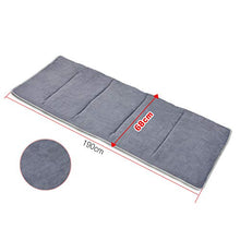 lovehouse Materasso Pieghevole in Pelle Scamosciata, con Imbottitura Letto Mat Tatami tappetini in Memory Foam sfoderabile per casa, Ufficio, Viaggio, Gray, 190 * 68cm(78x27in)