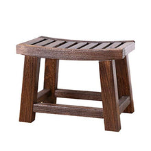 LZY Sgabello- Panca per Bambini con Panca per sgabelli in Legno massello per Panca per Bambini (Color : Charcoal, Size : 40x22x28cm)