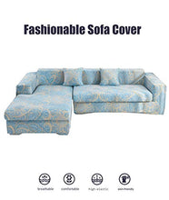 Soyerras Copripoltrona 1/2/3/4 Posti Elasticizzato Copriseduta Divano Fodere Copridivani Copridivano Lavabile Sofa Cover (4 posti 235-300cm)