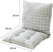 HYLX Cuscino Sedile, Cuscino Sedia, Cuscino Sgabello Rotondo, Cuscino Sedia Floreale Antiscivolo in Cotone Spesso, per Giardino, terrazza Esterna