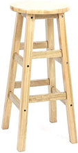 XWX Sgabello in Legno Massello Sgabello Alto Semplice Simple Nordic Photo Bar Sedia Home Step Sgabello Retro Round Bar Sedia Bar for Telefono Cellulare Sedia (Size : 80cm)