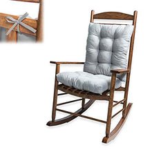 Maalr Cuscino per Sedia da Giardino Spesso con Schienale, Portatile Cuscini per Sedie a Dondolo per Interni/Esterni Cuscino per Divano a Dondolo per Giardino, Cuscino 53x43cm + Schienale 43x43cm