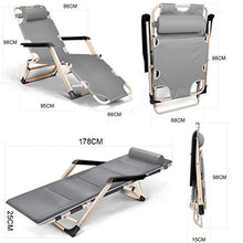 SHUAIIJUAN Sedia per il tempo libero domestico Blu pieghevole Prato Lounge Chairs Sdraio da spiaggia Sedia a sdraio da giardino reclinabile Sedia con Headrest- patio esterno, campeggio, spiaggia, lato