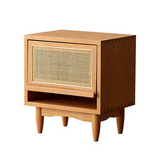 Household items Comodino in Legno massello in Rattan Semplice Armadio, Comodino Semplice, tavolino da Salotto, tavolino Multifunzionale con cassetti, per Ufficio e dormitorio