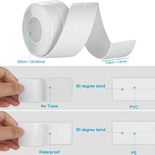 N\ A Klebeband Dichtungsstreifen Selbstklebende Versiegelung Küche Bad Toilette Wandversiegelung Klebeband Wasserdichte Form Proof PVC-Versiegelung 320cm×3.8cm/Rosa