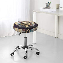 Sgabello rotondo da bar copre la sedia Nightmare Before Christmas Slipcover protettiva lavabile elastica sgabello cuscino Slipcover per 35,6 cm rotondo sgabello